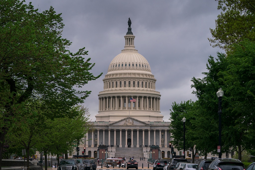 The Capitol is seen in Washington, Friday, April 19, 2019, the day after Attorney General William Barr released a redacted version of special counsel Robert Mueller's investigation into Russian interference in the 2016 U.S. election. The chairman of the House Judiciary Committee, Rep. Jerrold Nadler, D-N.Y., issued a subpoena Friday for the Mueller report as Congress escalates its investigation of President Donald Trump. (AP Photo/J. Scott Applewhite)