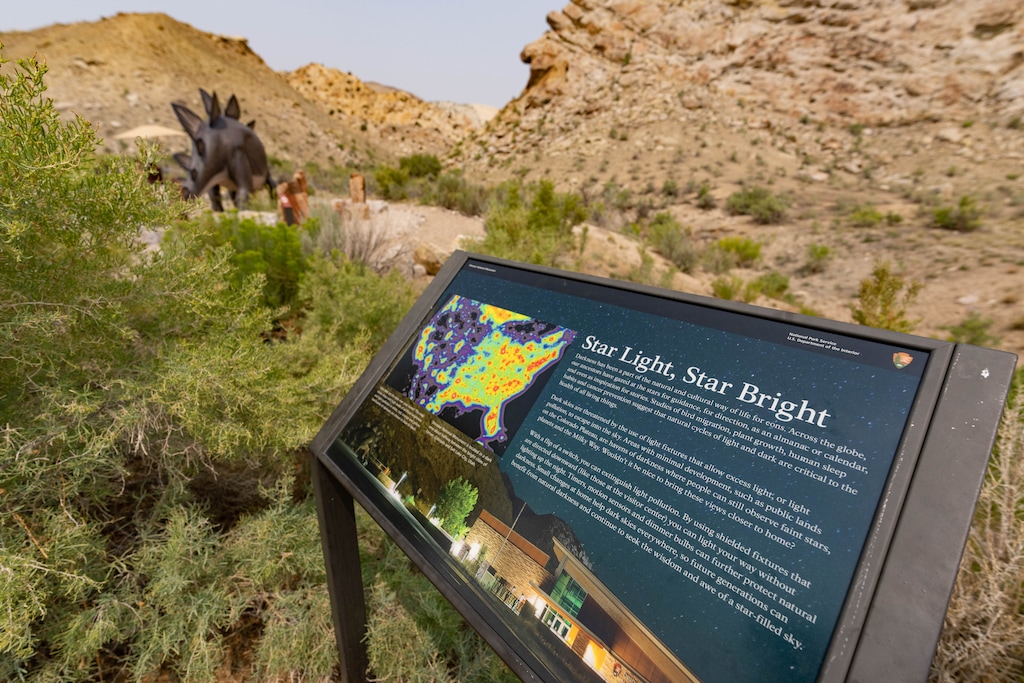 (Francisco Kjolseth | The Salt Lake Tribune) Dinosaur National Monument is a certified International Dark Sky Park as visitors learn about Utahs earliest inhabitants on Monday, July 10, 2021. 