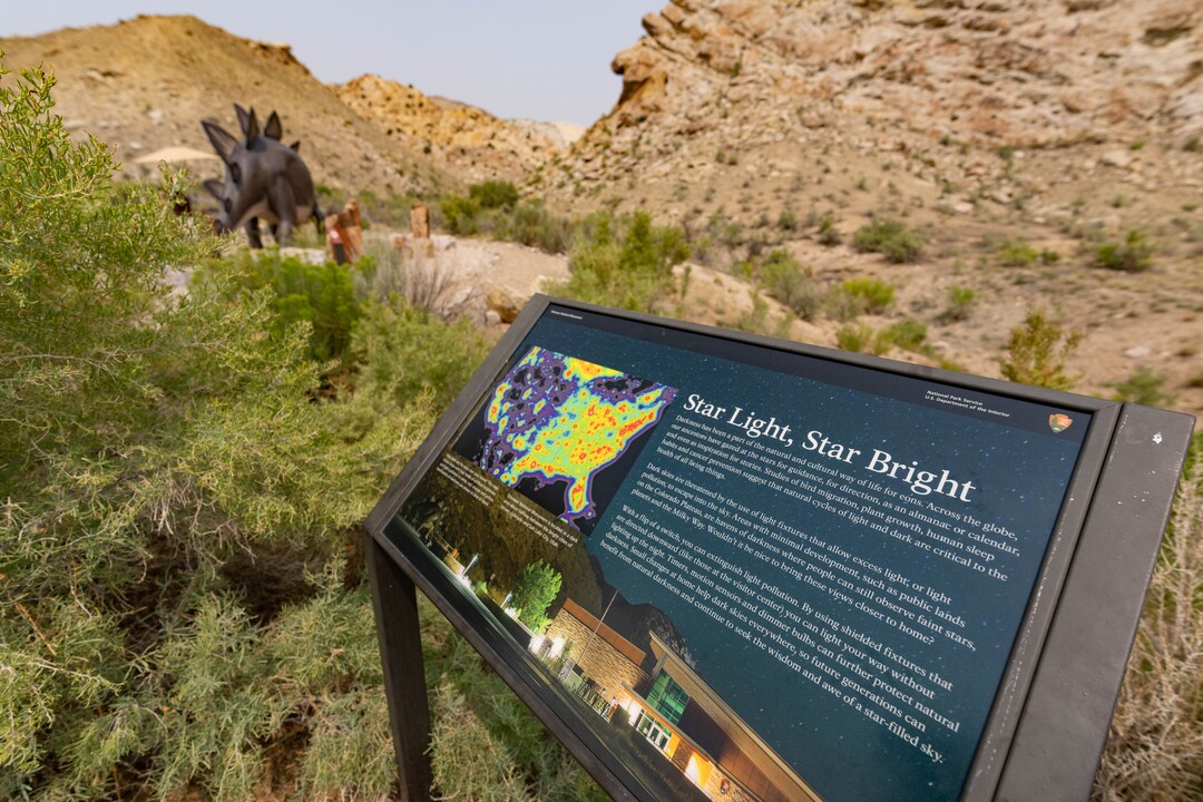 (Francisco Kjolseth | The Salt Lake Tribune) Dinosaur National Monument is a certified International Dark Sky Park as visitors learn about Utahs earliest inhabitants on Monday, July 10, 2021.