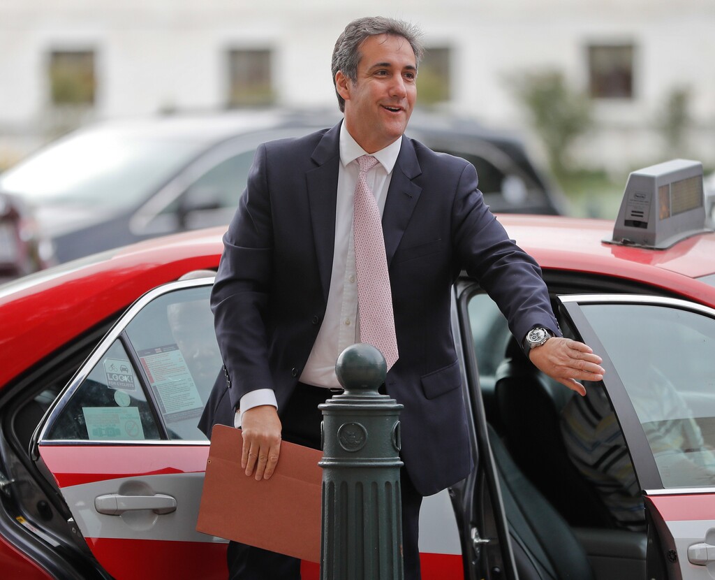 (Pablo Martinez Monsivais | Associated Press file photo) In this Sept. 19, 2017, photo, Michael Cohen arrives on Capitol Hill in Washington. A secret recording between Donald Trump and Cohen discussing payments to a Playboy model has brought renewed attention to the question of whether the candidate and his lawyer sought to stymie politically damaging stories from women ahead of the 2016 presidential election. But it’s not clear that the brief recording, on its own, creates additional legal problems for either man.