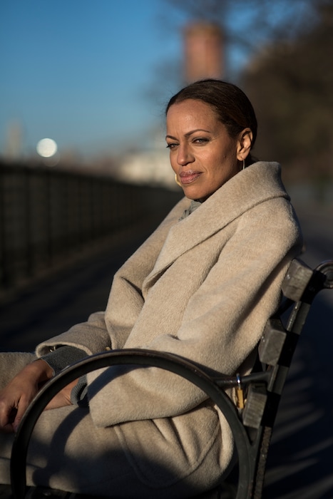 (Emily Andrews | The New York Times) Drew Dixon Williams, an ex-employee of Russell Simmons who is at the center of a documentary about women who have accused the hip-hop mogul of sexual misconduct, Dec. 7, 2017. Oprah Winfrey withdrew as executive producer of the documentary and acknowledged that Simmons pushed her to abandon the project, but said her own concerns led her to pull support.