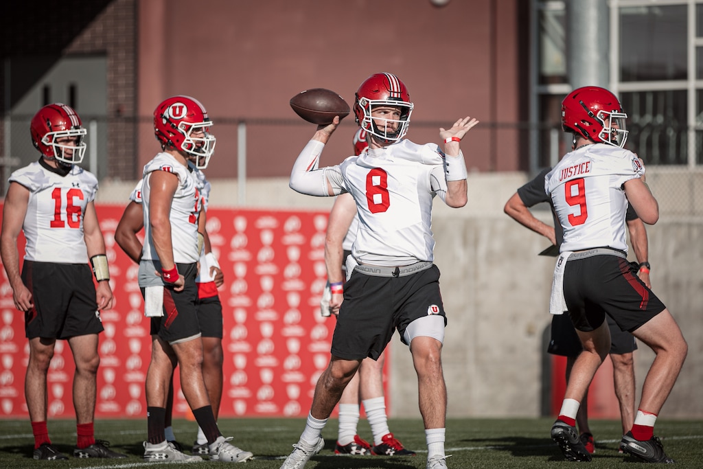 (Photo courtesy of University of Utah Athletics) Utah quarterback Jake Bentley.