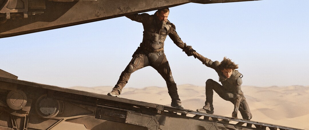 (Chiabella James  |  Warner Bros. Pictures) Timothée Chalamet, right, plays the young prince Paul Atreides, and Josh Brolin plays his bodyguard, Gurney Halleck, in director Denis Villeneuve's adaptation of Frank Herbert's "Dune."