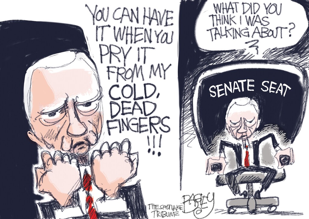 (Pat Bagley | The Salt Lake Tribune) This Pat Bagley cartoon, titled "A Gripping Cartoon," appears in The Salt Lake Tribune on Wednesday, Aug. 2, 2017.
