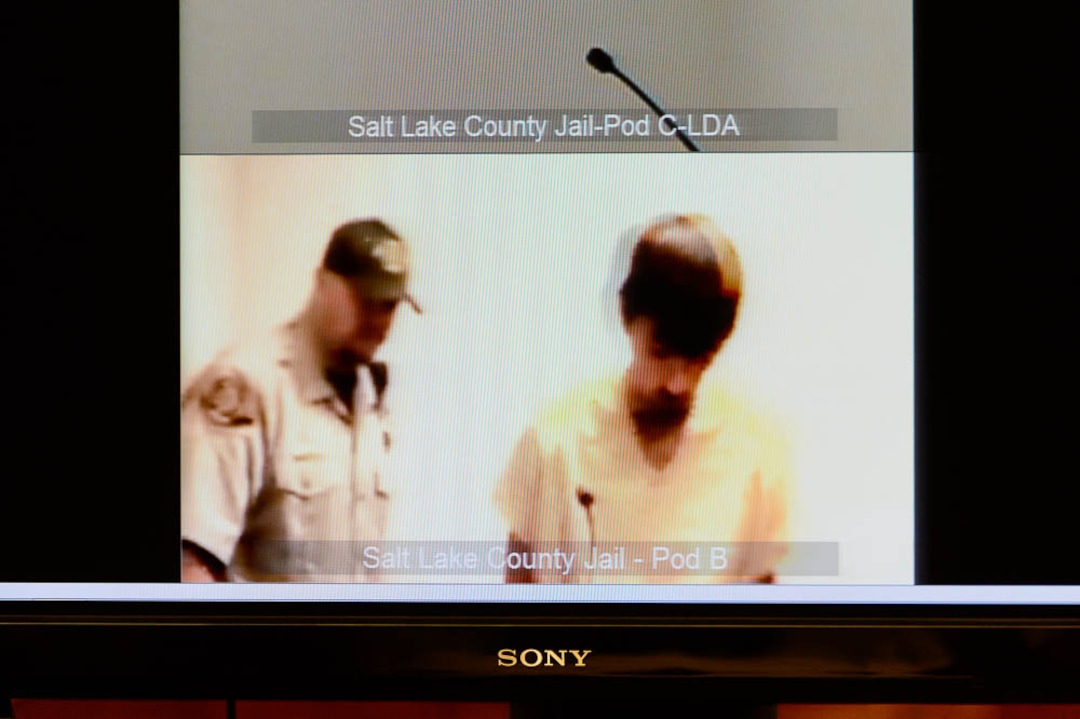 (Trent Nelson | The Salt Lake Tribune)  Austin Boutain, charged with murder for fatally shooting University of Utah student ChenWei Guo at the mouth of Red Butte Canyon on Oct. 30, makes his first court appearance in Salt Lake City Tuesday November 21, 2017.
