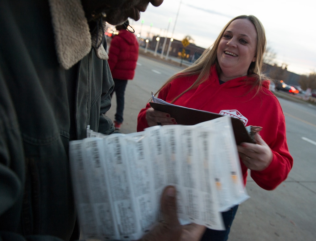 Leah Hogsten  |  The Salt Lake Tribune
"We can never hand out enough [syringes]," Mindy Vincent said in early August before the onset of Operation Rio Grande on Aug. 14 scattered the homeless population. Vincent estimated she' has handed out 3,200 syringes to heroin addicts along Rio Grande St. downtown. Vincent, a licensed social worker established Utah Harm Reduction Coalition, a nonprofit to hand out the syringes through the syringe exchange program started by the state in 2016.