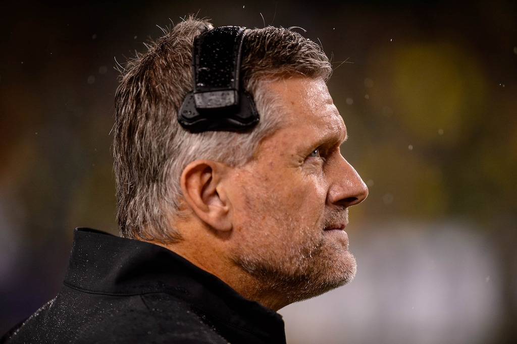 (Trent Nelson  |  The Salt Lake Tribune)Kyle Whittingham, as Utah faces Oregon in the Pac-12 football championship game in Santa Clara, Calif., on Friday Dec. 6, 2019.