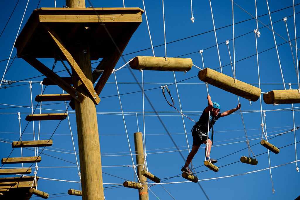 Trent Nelson  |  Tribune file photo
The National Ability Center in Park City received a grant from Boeing Corp. to help support its programs, including a new ropes course, that are used extensively by military veterans and their families. Six other Utah organizations got grants, too.