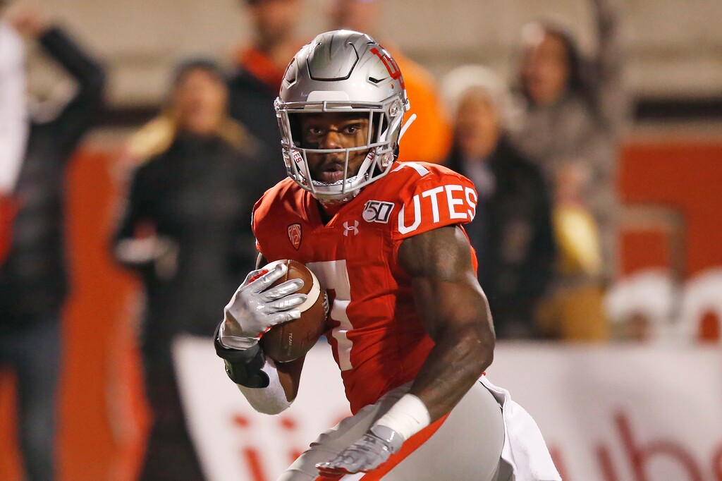(Rick Bowmer | AP file photo) Utah running back Devonta'e Henry-Cole (7) carries the ball against UCLA in the second half during an NCAA college football game Saturday, Nov. 16, 2019, in Salt Lake City.
