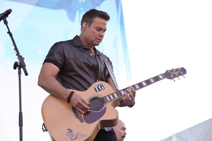 Troy Gentry of Montgomery Gentry performs at the Riverfront Stage during the 2012 CMA Music Festival on June 7, 2012, in Nashville, Tenn. (Photo by Amy Harris/Invision/AP)