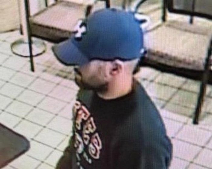 (Courtesy of the FBI) This picture was taken of a man robbing an America First Credit Union in Salt Lake City on Jan. 3.