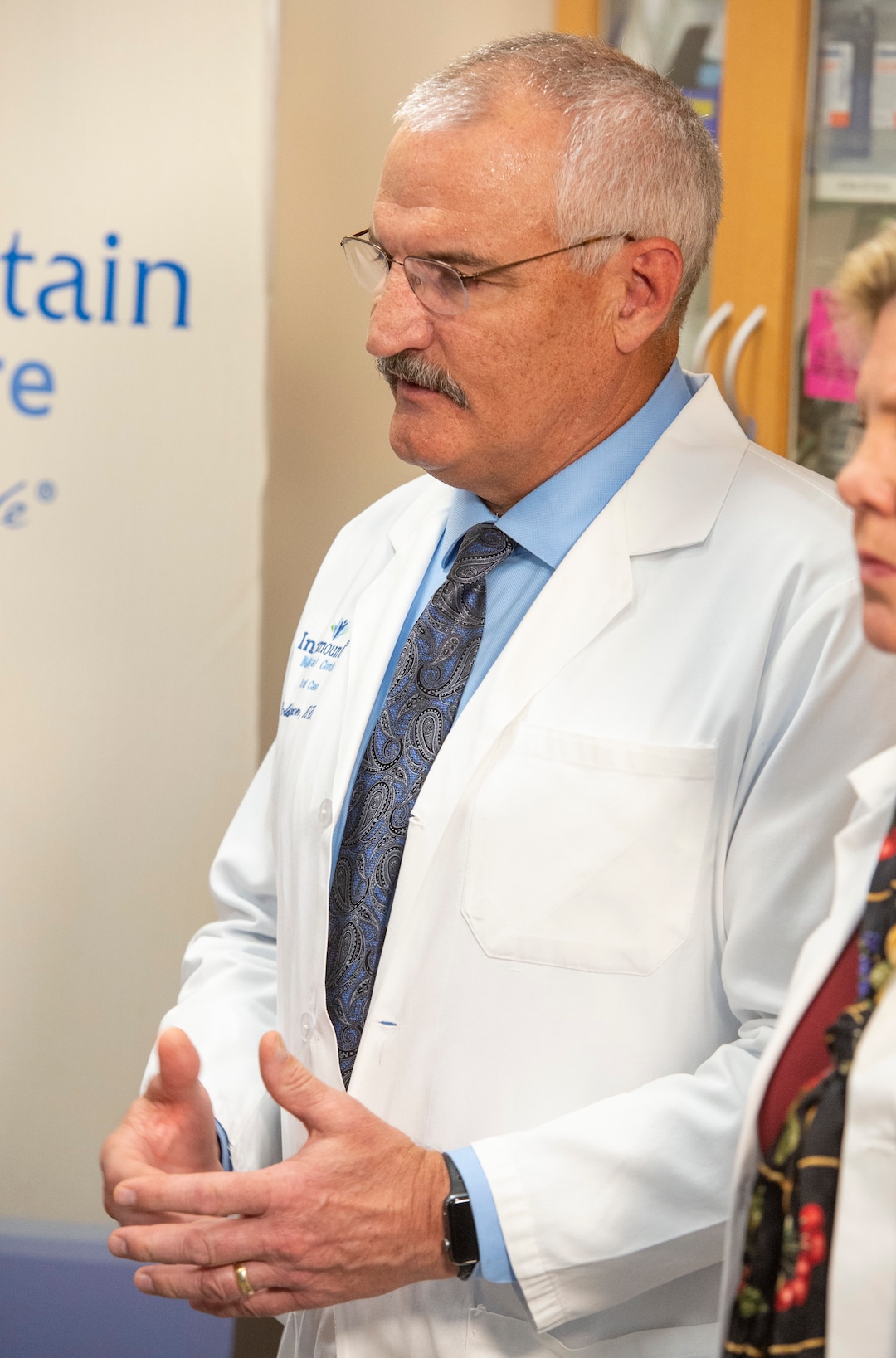 (Rick Egan  |  The Salt Lake Tribune)     Colin Grissom Intermountain Medical Center, talks about the results of Intermountain Health Care study about treatment guidelines for patients for e-cigarette or vaping-associated lung injuries, Friday, Nov. 8, 2019.