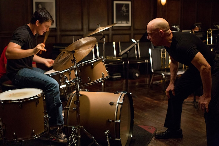 (Courtesy Sundance Institute) A talented drummer (Miles Teller, left) is tormented by his jazz-band instructor (J.K. Simmons) in the drama "Whiplash," which was one of the U.S. Dramatic competition entries at the 2014 Sundance Film Festival.