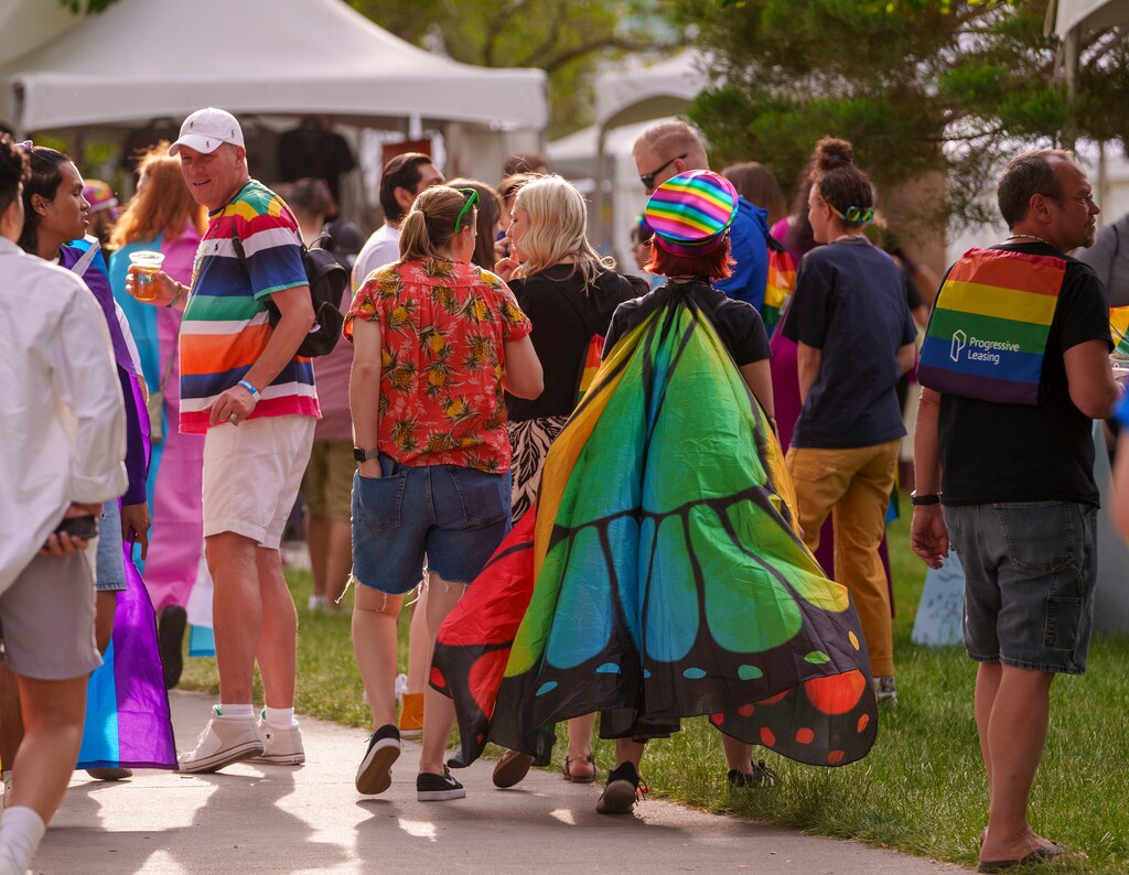 (Leah Hogsten | The Salt Lake Tribune) Thousands celebrate the Utah Pride Festival at Washington Square Park in Salt Lake City on Saturday, June 4, 2022. LGBTQ artists and makers who previously set up shop at the annual Utah Pride Festival expressed frustration this week over an increase in booth prices for this year’s event.