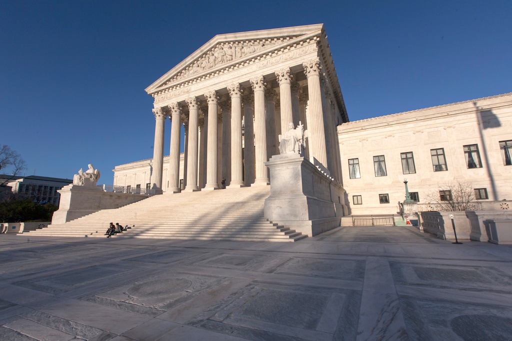 In this April 4, 2017, file photo, the Supreme Court Building is seen in Washington, D.C.  (AP Photo/J. Scott Applewhite, File)