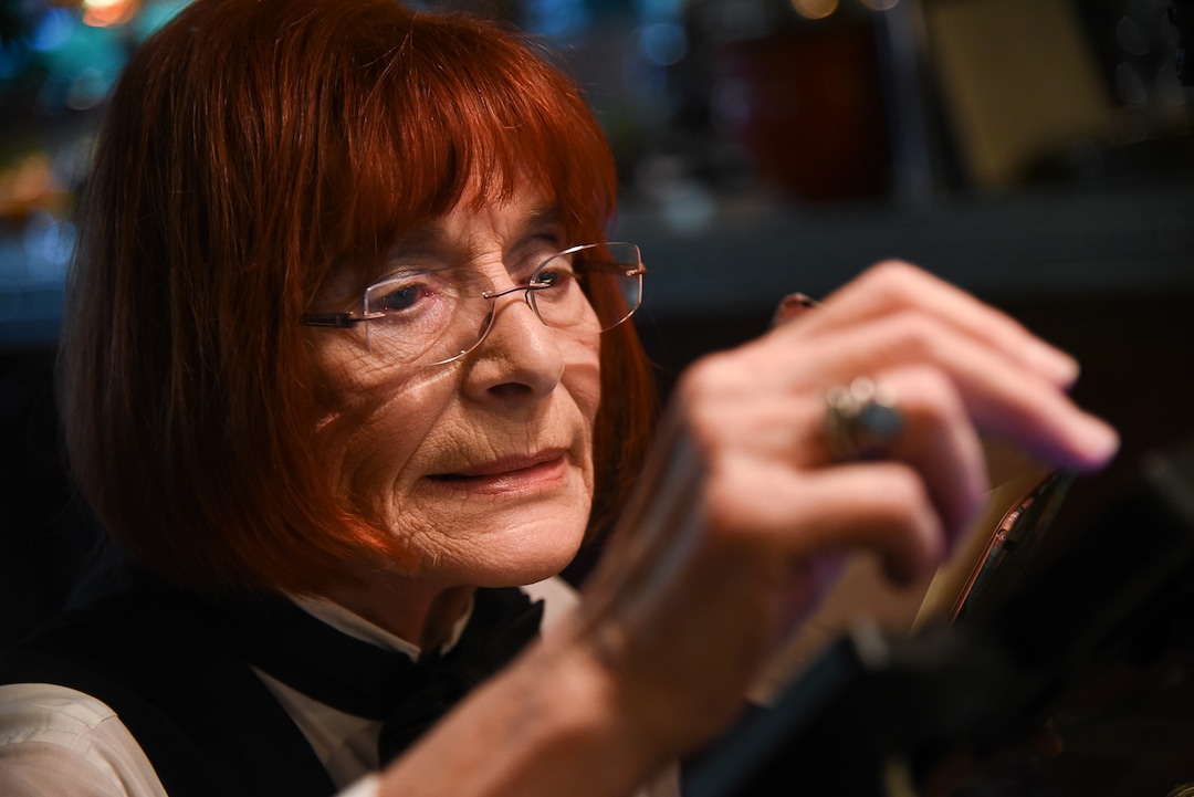 (Francisco Kjolseth  |  The Salt Lake Tribune)  Flo Blank, who has been a restaurant server for nearly 40 years, previously working in NYC, and at Salt Lake City's La Parisian and Al Forno's, works her regular shift at The Paris Restaurant at 15th and 15th in Salt Lake as she inputs an order for a large table.