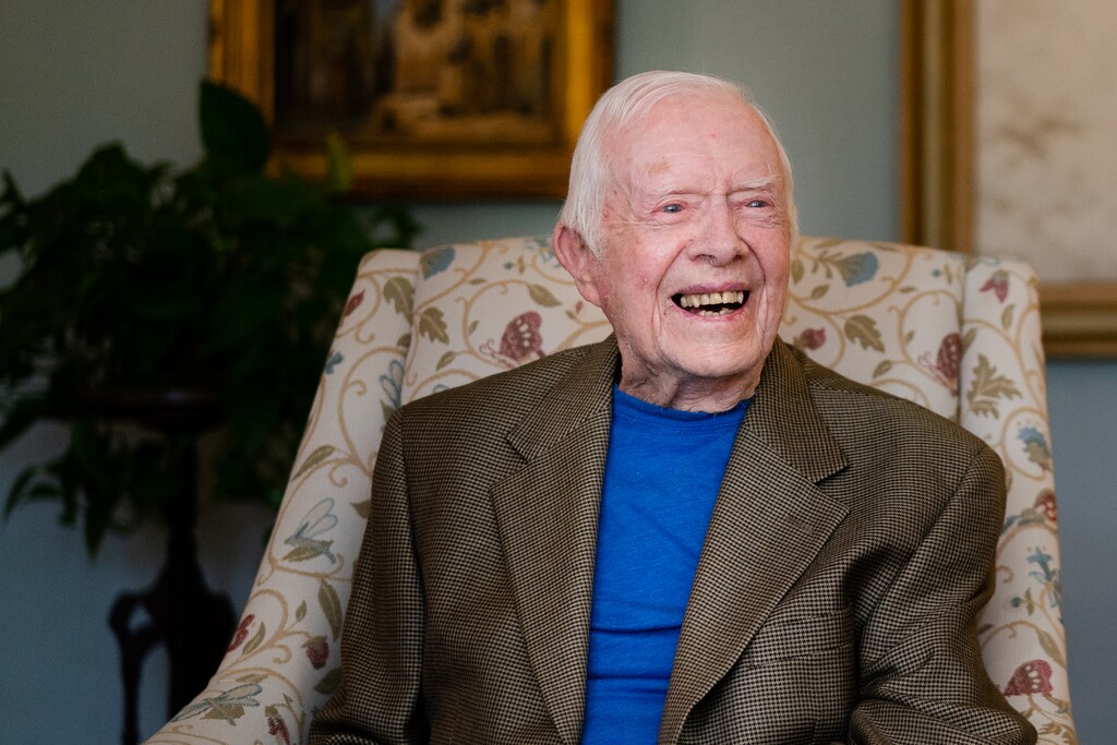 (Erin Schaff | The New York Times)

Former President Jimmy Carter at his home in Plains, Ga., June 25, 2021.