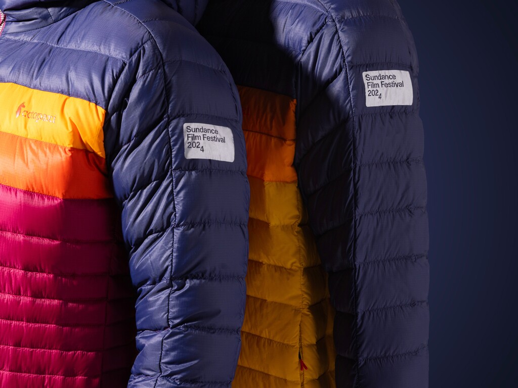 (Cotopaxi) These limited-edition versions of Cotopaxi's Fuego insulated jacket will be given to filmmakers and jurors at the 2024 Sundance Film Festival. Cotopaxi is a sustaining sponsor of the festival, which runs Jan. 18-28, 2024, in Park City and Salt Lake City.