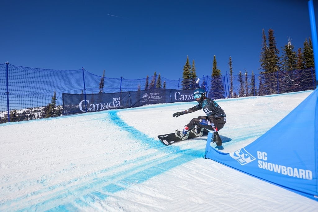 (Andrew Jay | US Ski & Snowboard Association) Para snowboarder Zach Miller competes in a banked slalom competition. Miller, 25, of Salt Lake City flagged down the driver of a truck that caught on fire on Interstate 80 in Parley's Canyon. The video of his rescue has gone viral on Instagram.
