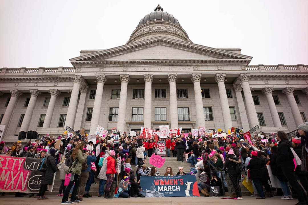 (Trent Nelson | The Salt Lake Tribune)The 2019 Women's March on Utah at the Utah Capitol in Salt Lake City on Saturday Jan. 19, 2019.
