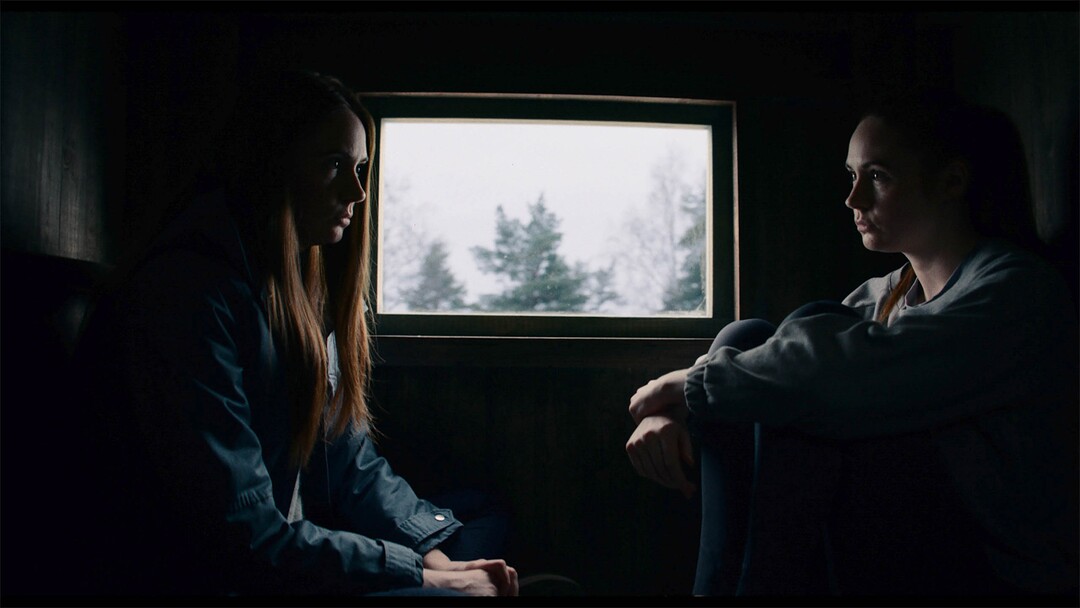 (Sundance Institute) Karen Gillan plays herself and her clone in "Dual," directed  by Riley Stearns, an official selection of the U.S. Dramatic competition at the 2022 Sundance Film Festival.