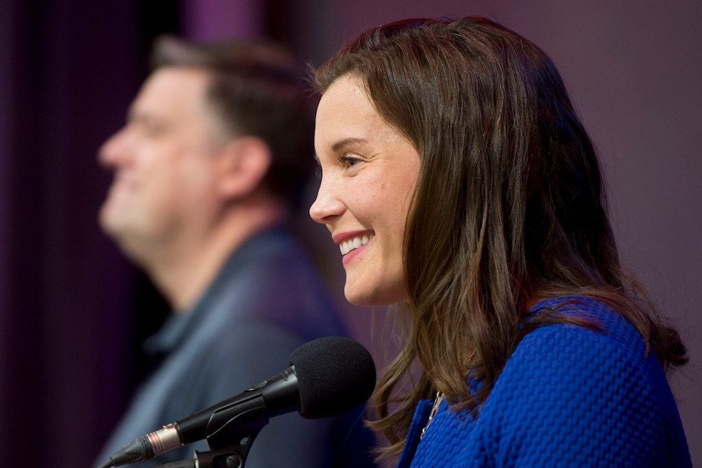 (Jeremy Harmon  |  Tribune file photo) Mayor Erin Mendenhall gives her first State of the City Address on Monday, March 3, 2020.