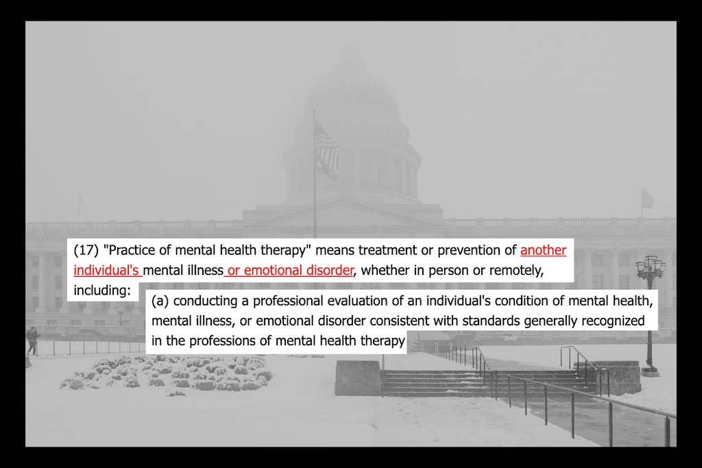 (Photo illustration by ProPublica. Photograph by Rick Egan/The Salt Lake Tribune)