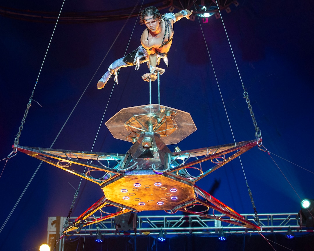 (Rick Egan  |  The Salt Lake Tribune)  The  Big Top Circus Spectacular, at the Utah State Fair, Sunday, Sept. 8, 2019.