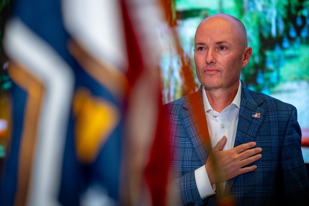 (Trent Nelson  |  The Salt Lake Tribune) Gov. Spencer Cox at the annual meeting of the Western Governors' Association in Park City on Tuesday, June 30, 2026.