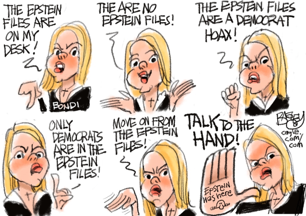Pat Bagley | Handling the Epstein Files