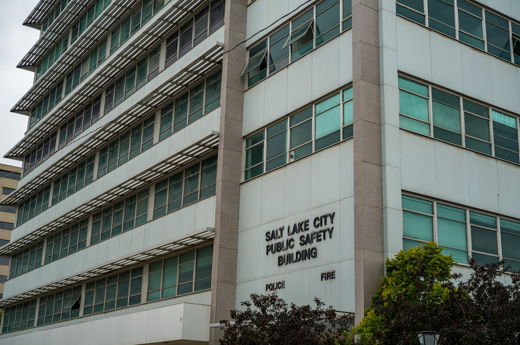 (Trent Nelson  |  The Salt Lake Tribune) The former Public Safety Building in Salt Lake City on Monday, June 3, 2024.