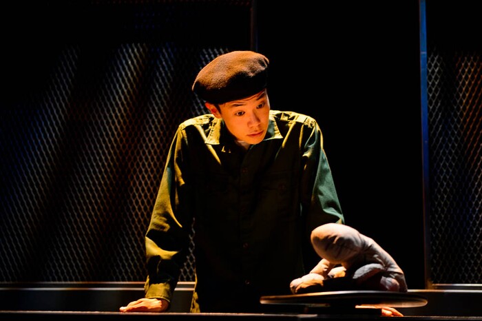 (Trent Nelson | The Salt Lake Tribune)  
Bryan Kido in Bijan Hosseini's "The Frailest Thing," one of four short plays by four Utah playwrights of color that make up Plan-B Theatre's "Of Color," during rehearsal in Salt Lake City on Tuesday March 19, 2019.