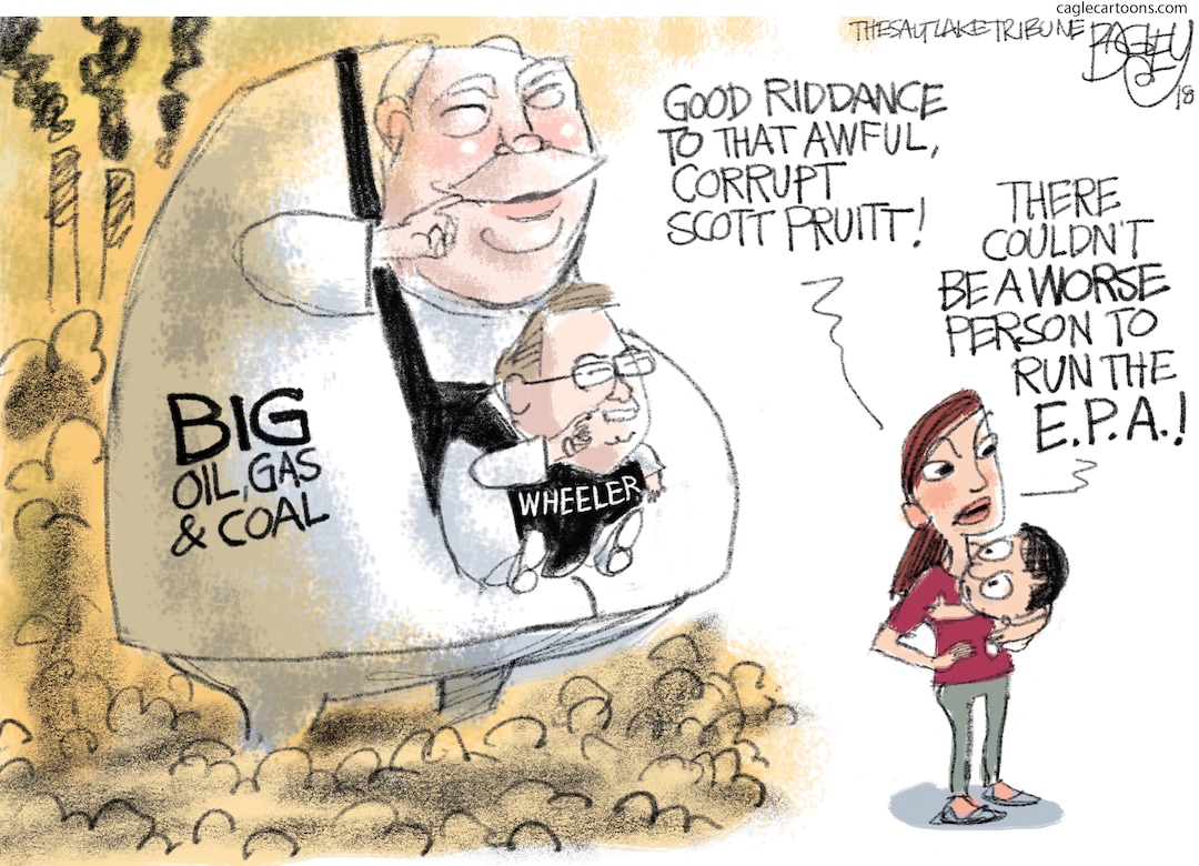 This Pat Bagley cartoon appears in The Salt Lake Tribune on Friday, July 6, 2018.