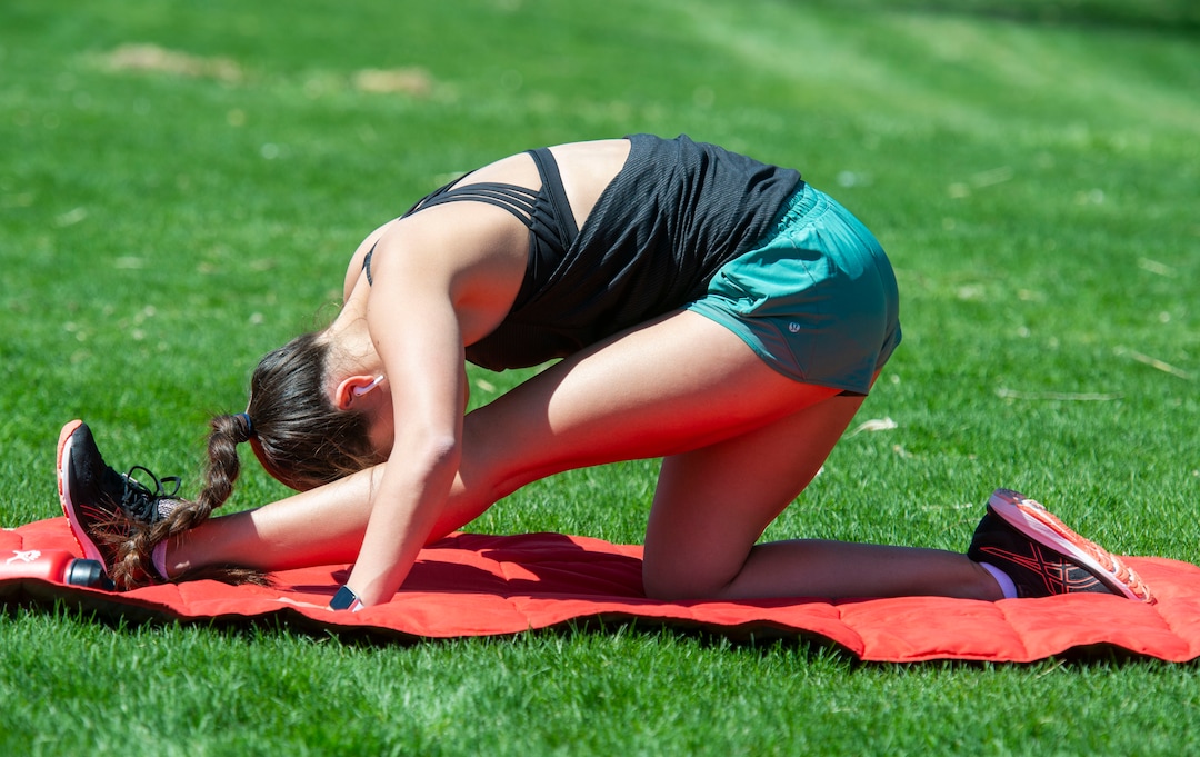 (Rick Egan  |  The Salt Lake Tribune)   Kira Tanghe, a student at the University of Utah and a kinesiology major, works out at Sugar House Park, Thursday, April 18, 2019. Overall, Utah still has some of the lowest obesity rates in the country, but a new study shows residents who are already overweight are becoming more so.