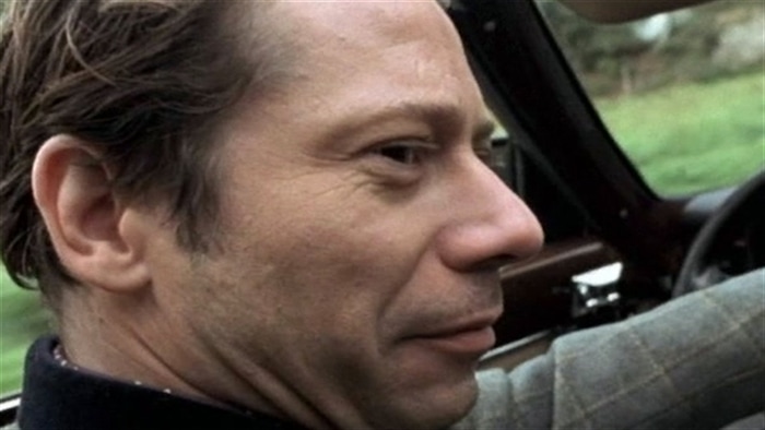 Mathieu Amalric plays Jean-Dominique Bauby, who fought a debilitating condition to write his memoir, in the 2007 drama "The Diving Bell and the Butterfly." (Courtesy Miramax Films)