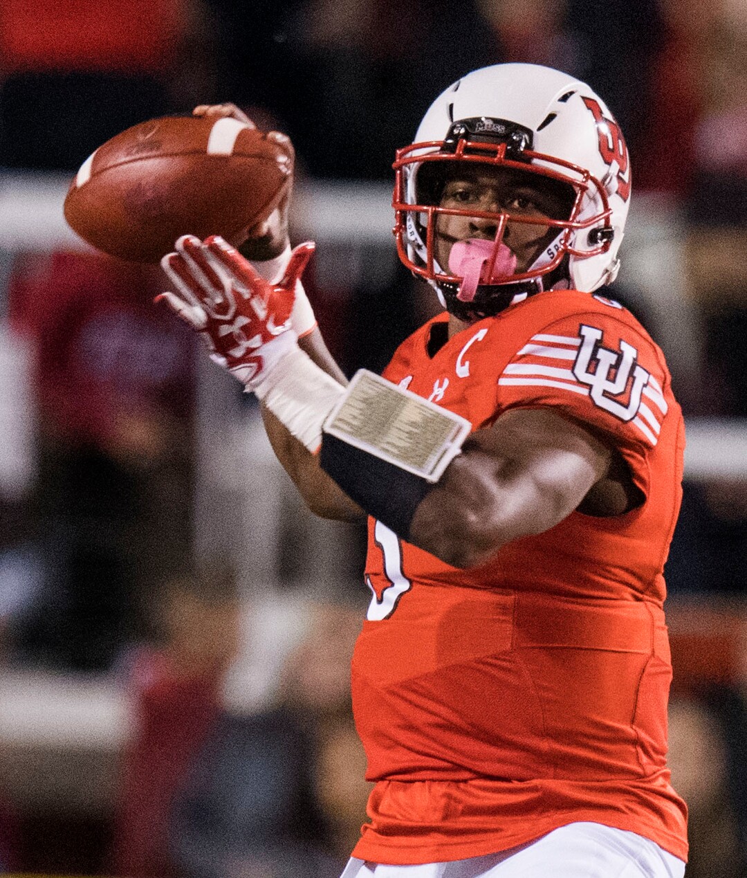 Rick Egan  |  The Salt Lake TribuneUtah Utes quarterback Troy Williams (3)looks to throw for the Uts, in PAC-12 football action, Utah vs. The Arizona Wildcats, at Rice-Eccles Stadium, Saturday, October 8, 2016.