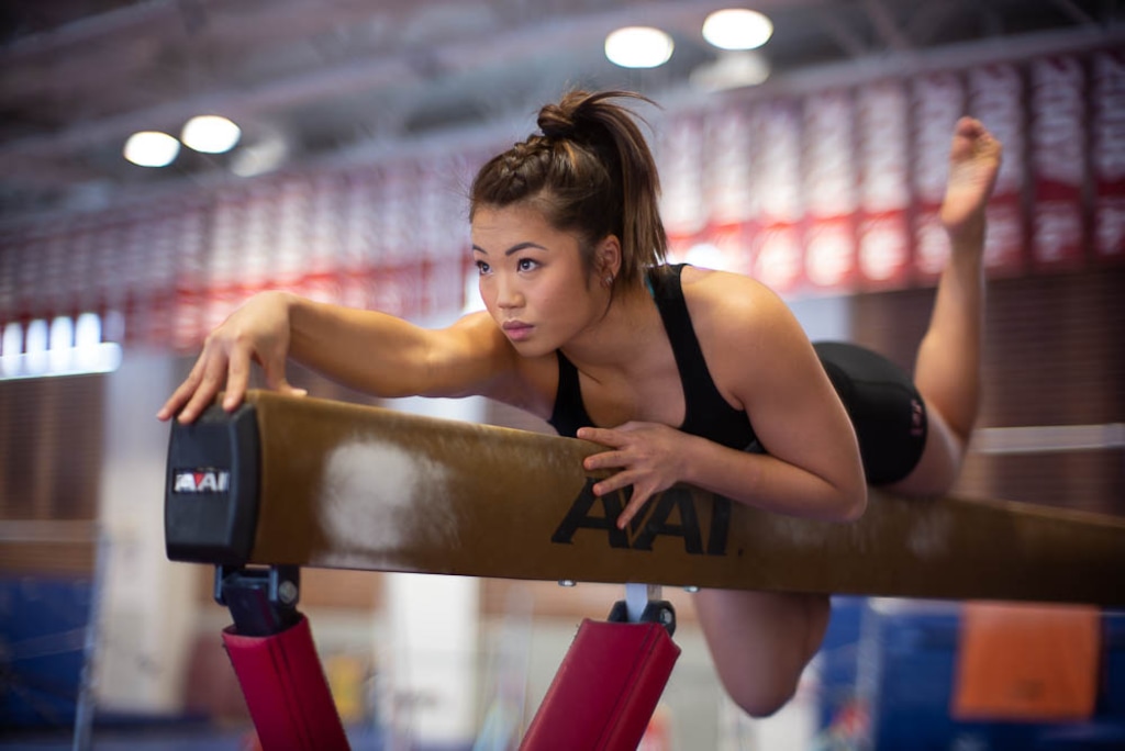 (Trent Nelson | The Salt Lake Tribune)  University of Utah gymnast Karl Lee, Wednesday Jan. 2, 2019.