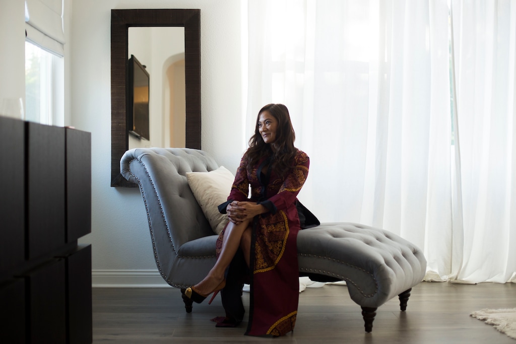 (Jenna Schoenefeld | The Washington Post) Jhoanna Alba dresses more than 1,100 professional athletes in her designs, including reigning MVP Russell Westbrook, Wizards teammates John Wall and Bradley Beal, and basketball legend Magic Johnson.