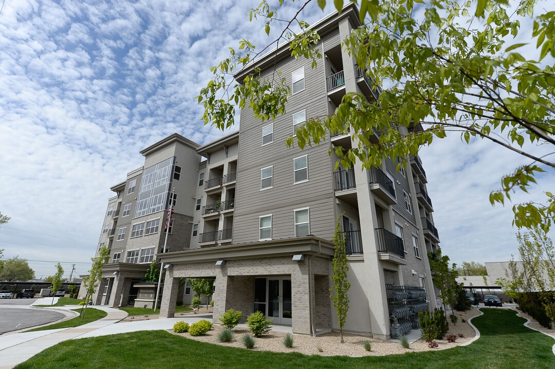 (Francisco Kjolseth  |  The Salt Lake Tribune)  Lt. Gov. Spencer Cox announces a new effort to help an additional 100 homeless people move into permanent housing during a press event at Sharon Gardens Apartments in South Salt Lake on Monday, April 29, 2019. The Lt. Governor called on Salt Lake area landlords to providing units available to people who have been homeless with the help of vouchers. The apartment with 58 one bedroom units provides 45 to low income people and the 13 remaining at market rate.