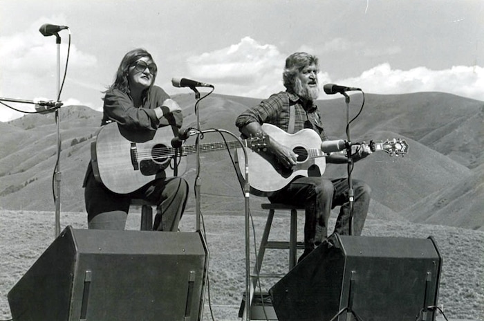 Lynet Hart  |  Tribune File Photo

Rosalie Sorrels, left, and Bruce "Utah" Phillips perform at the Sun Valley Rocky Mountain Folk Festival in the late 1970s. Sorrels was a former Utahn and influential folk singer who was twice nominated for Grammy’s. She died June 11, 2017, in Reno, Nev. Sorrels was 83.