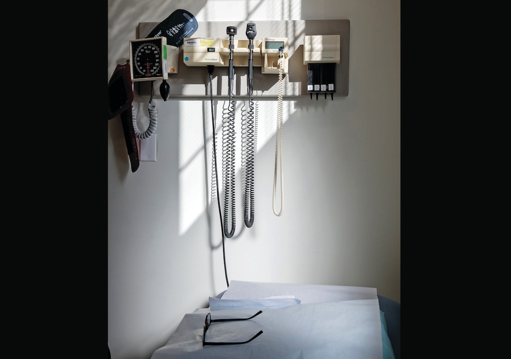 An exam room at Mass General Hospital’s Charlestown Health Clinic in Charlestown, Mass., Nov. 2, 2023. (Damon Winter/The New York Times)