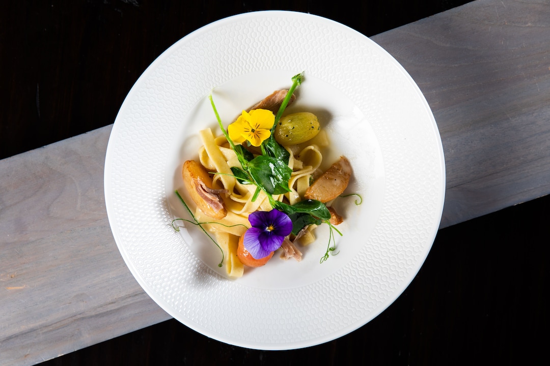 (Photo courtesy of Talisker Club) Duck confit pasta at Courchevel Bistro in Park City.