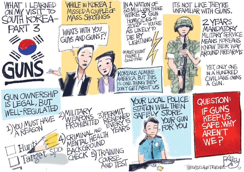 Bagley Cartoon: Keeping Korea Safe