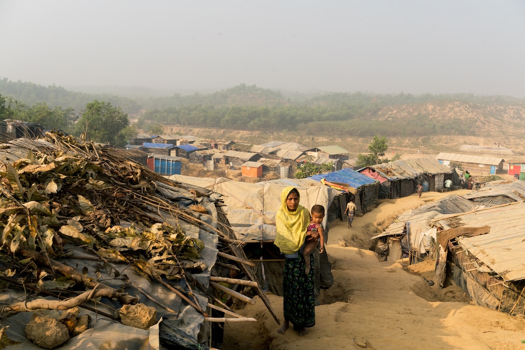 (Adriane Ohanesian | The New York Times) Rohingya refugees in the Thaingkhali camp in Bangladesh, March 1, 2018. The White House is considering a plan that would effectively bar refugees from most parts of the world from resettling in the United States by cutting back the decades-old program that admits tens of thousands of people each year who are fleeing war, persecution and famine, according to current and former administration officials.