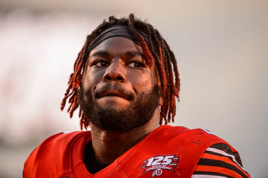 (Trent Nelson | The Salt Lake Tribune)  Utah Utes running back Zack Moss (2) as the University of Utah Utes host the Weber State Wildcats, Thursday Aug. 30, 2018 at Rice-Eccles Stadium in Salt Lake City.