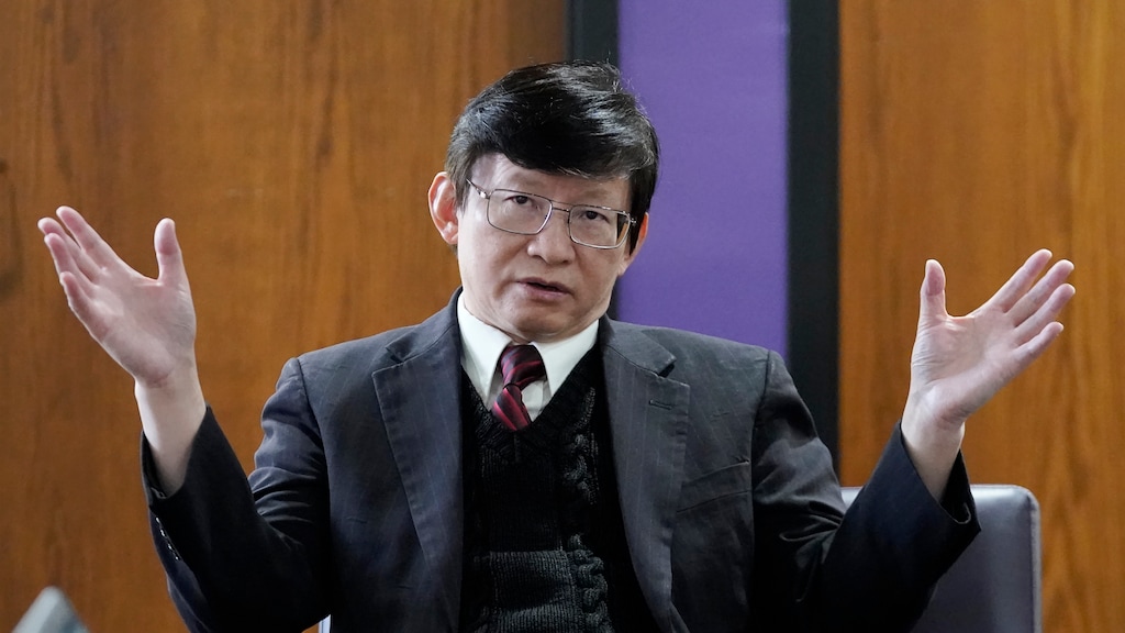 (Rick Bowmer | AP) Taowen Le, a Weber State University professor of information systems and technologies, speaks during an interview at Weber State University on Oct. 11, 2022, in Ogden. An investigation by the Associated Press has found that China and its U.S.-based advocates spent years building relationships with Utah's officials and lawmakers.