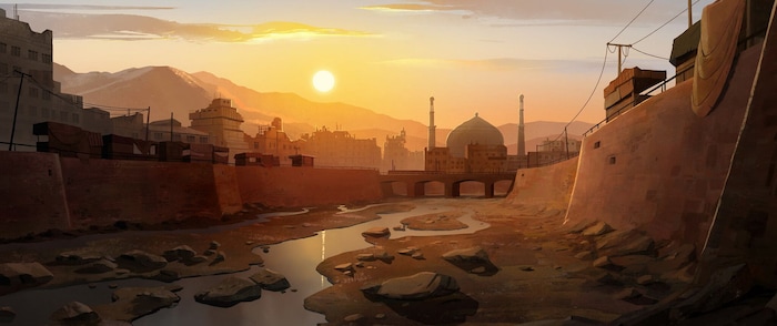 (photo courtesy GKids) An image of Kabul, Afghanistan, the backdrop for the animated drama "The Breadwinner."