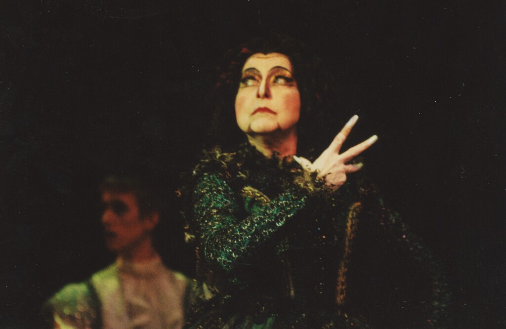 (Rolf Kay  |  Ballet West) Bené Arnold plays Carabosse, the evil queen, in Ballet West's 1987 production of "Sleeping Beauty." Arnold, Ballet West's first ballet mistress and a fixture in Utah dance for decades, died Jan. 25, 2024, at the age of 88.