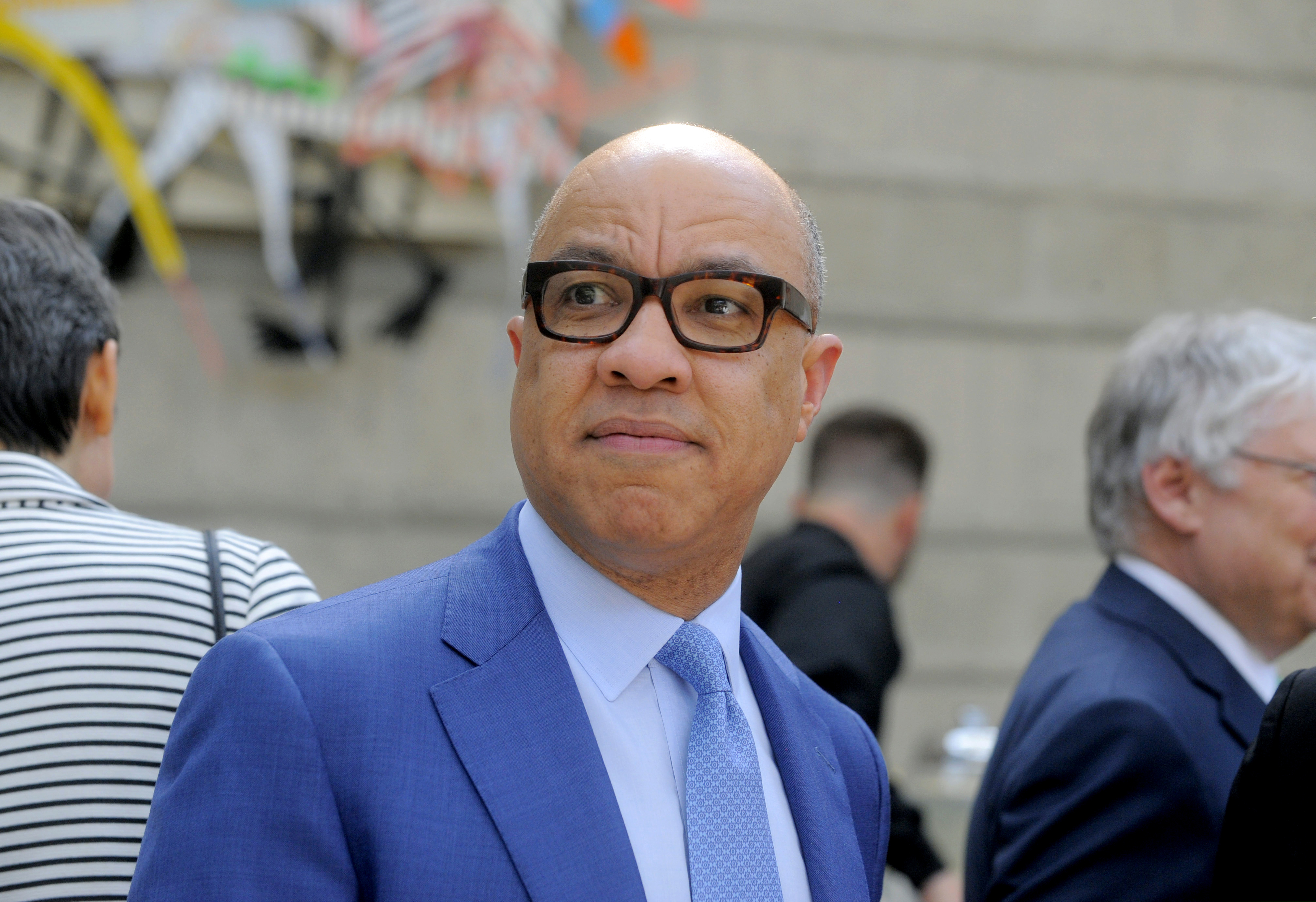 (Steve Perez | Detroit News via AP, File)

In this June 16, 2015 photo, Ford Foundation President Darren Walker attends a reception at the Charles H. Wright Museum in Detroit. 
“On balance, I am very hopeful, and I’m very optimistic,” Walker told New York Times writer Nicholas Kristof. “What we’re seeing today is a sort of national convulsion over the recognition that racism in America is real and it’s not a figment of the imagination of Black people in this country.”