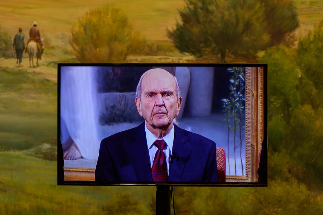 (Trent Nelson | The Salt Lake Tribune)  Russell M. Nelson addresses members of the LDS church, Tuesday January 16, 2018. Nelson was named the 17th president of the nearly 16 million-member Church of Jesus Christ of Latter-day Saints.